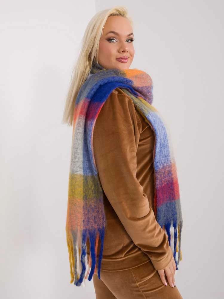 Wool Fashion Italia Šalikas-AT-SZ-2313.31-tamsiai geltonas