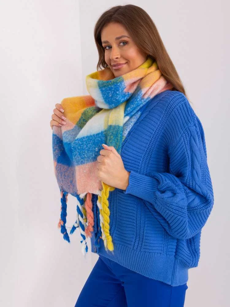 Wool Fashion Italia Šalikas-AT-SZ-2313501.97-geltonas