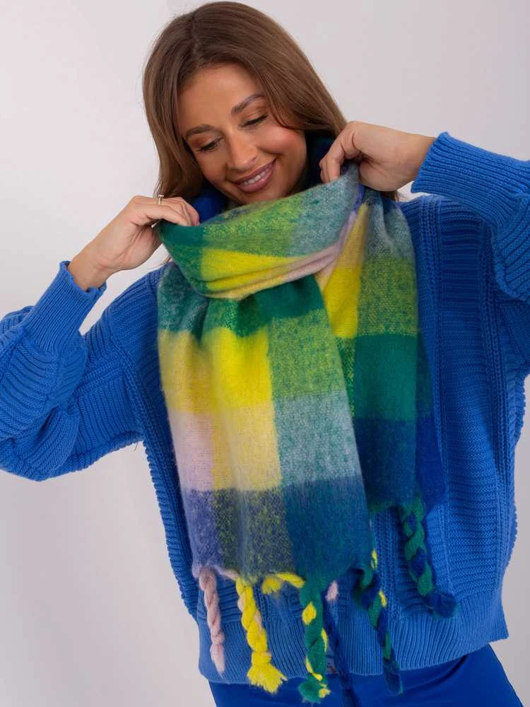 Wool Fashion Italia Šalikas-AT-SZ-2313501.97-kobaltas