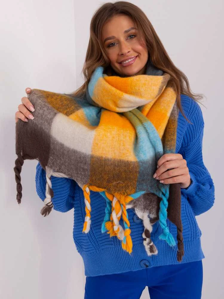 Wool Fashion Italia Šalikas-AT-SZ-2313501.97-rudas