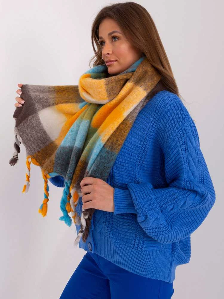 Wool Fashion Italia Šalikas-AT-SZ-2313501.97-rudas