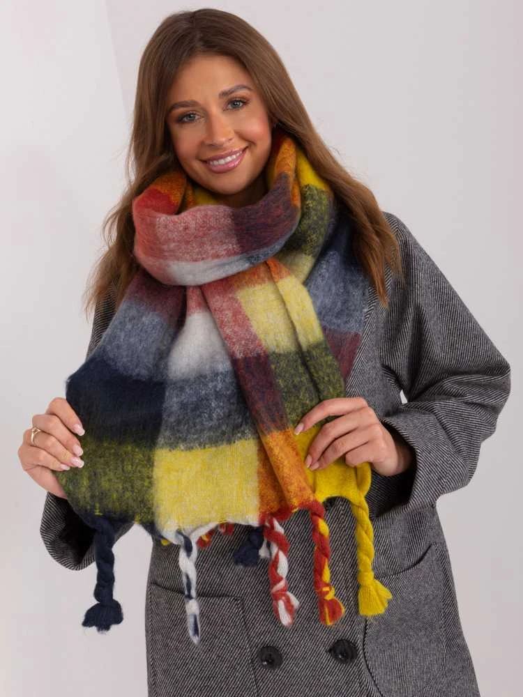 Wool Fashion Italia Šalikas-AT-SZ-2313501.98-geltonas