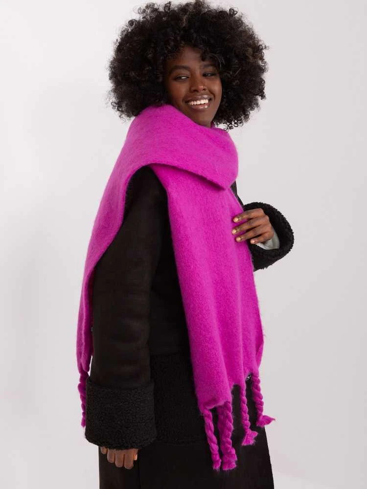 Wool Fashion Italia Šalikas-AT-SZ-2313502.53P-violetinė