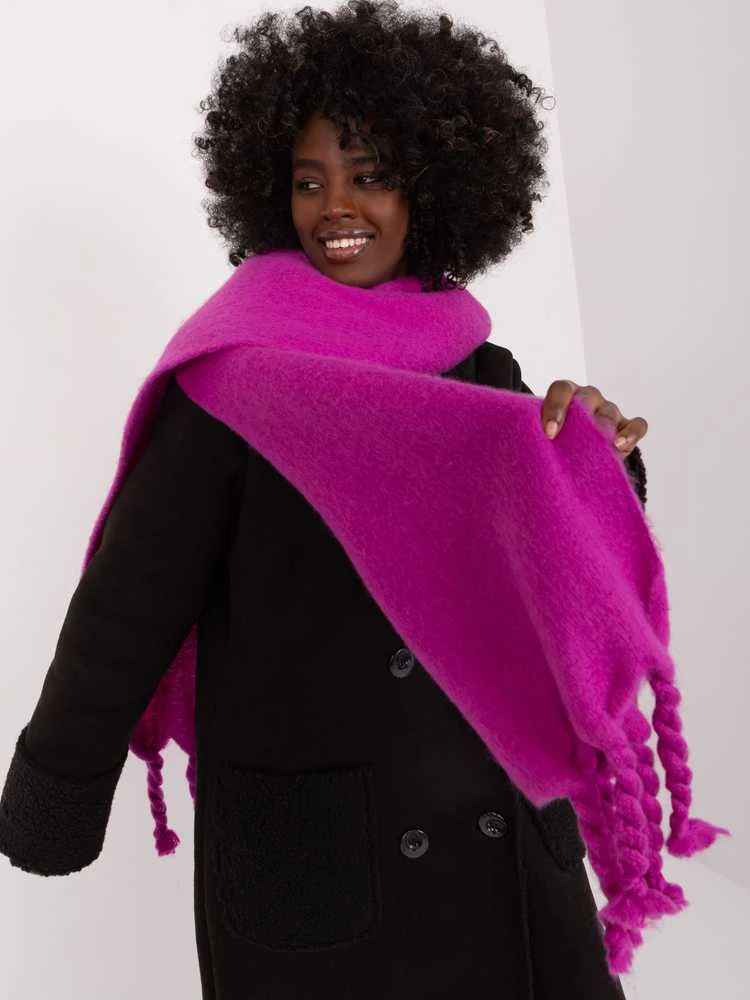 Wool Fashion Italia Šalikas-AT-SZ-2313502.53P-violetinė