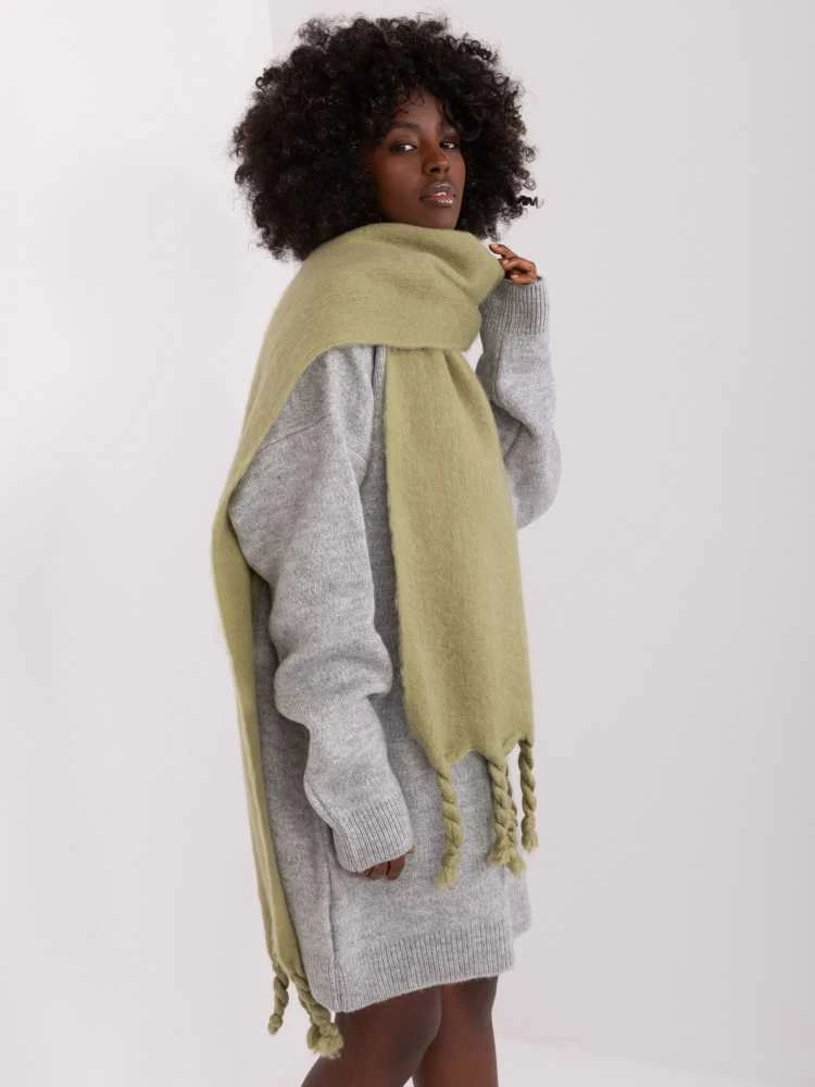 Wool Fashion Italia Šalikas-AT-SZ-2313502.76P-pistacijos