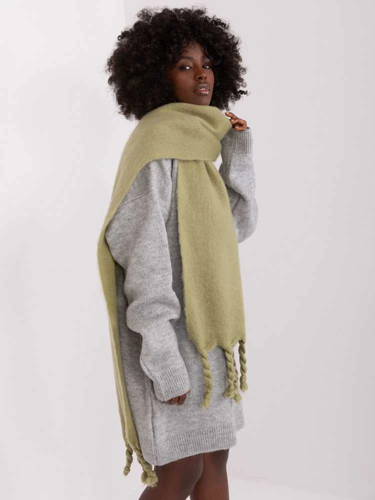 Wool Fashion Italia Šalikas-AT-SZ-2313502.76P-pistacijos