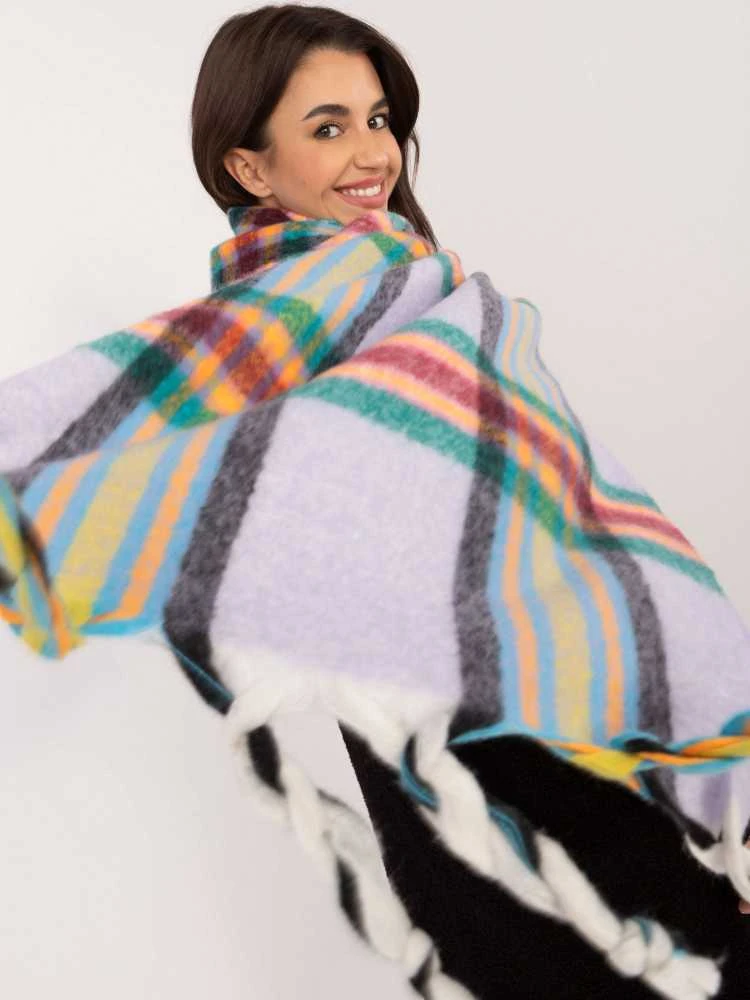 Wool Fashion Italia Šalikas-AT-SZ-231501.03X-šviesiai violetinis