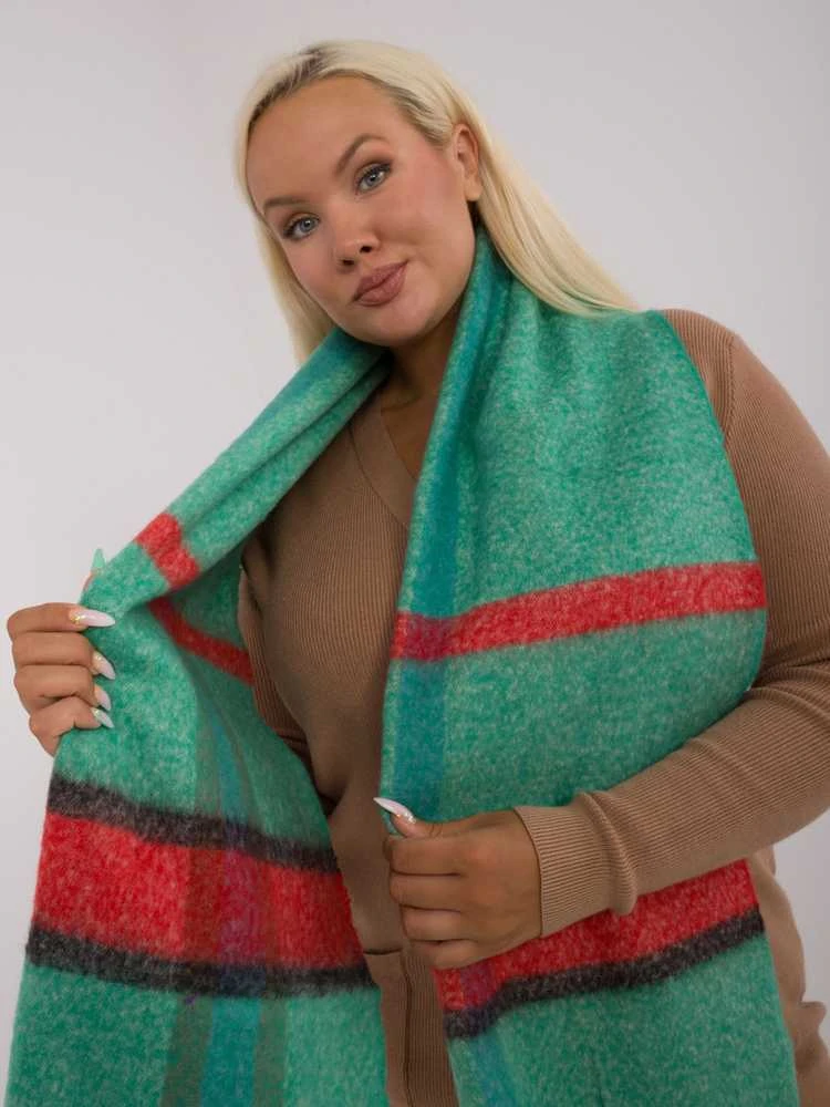 Wool Fashion Italia Šalikas-AT-SZ-2315.33-žalias