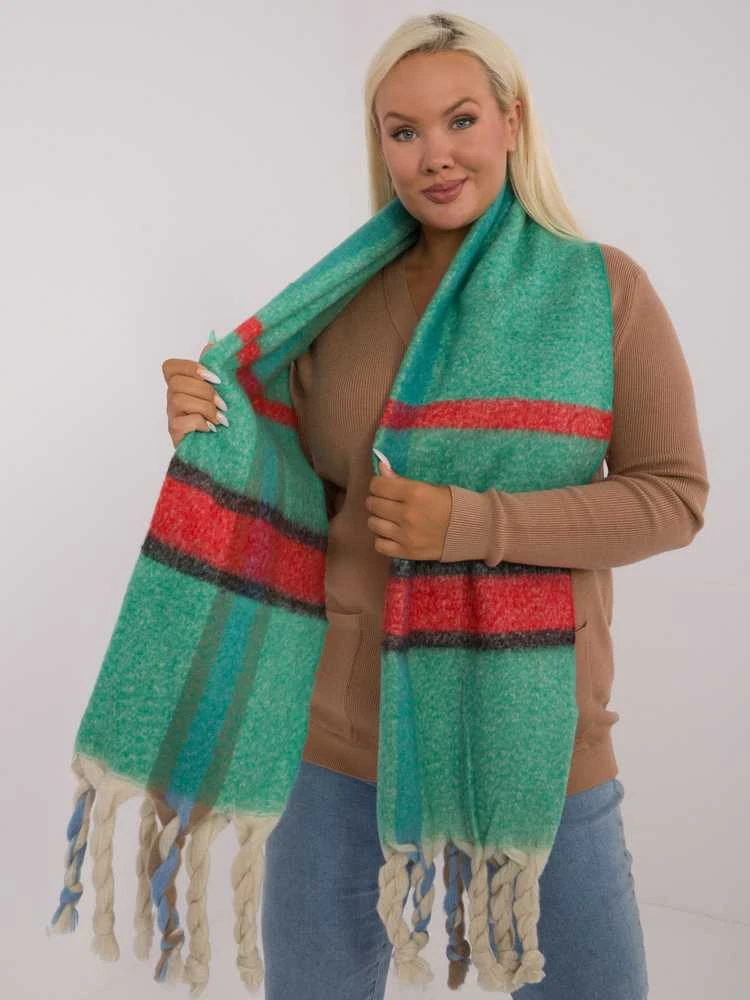 Wool Fashion Italia Šalikas-AT-SZ-2315.33-žalias