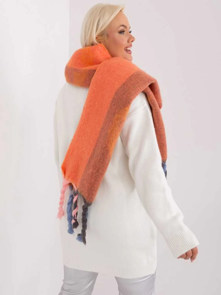 Wool Fashion Italia Šalikas-AT-SZ-2316.01P-oranžinė