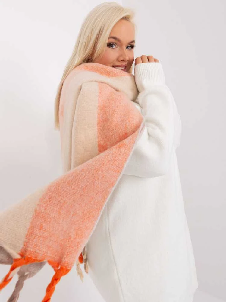 Wool Fashion Italia Šalikas-AT-SZ-2316.01P-šviesiai pilkas
