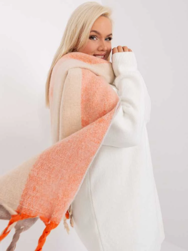 Wool Fashion Italia Šalikas-AT-SZ-2316.01P-šviesiai pilkas