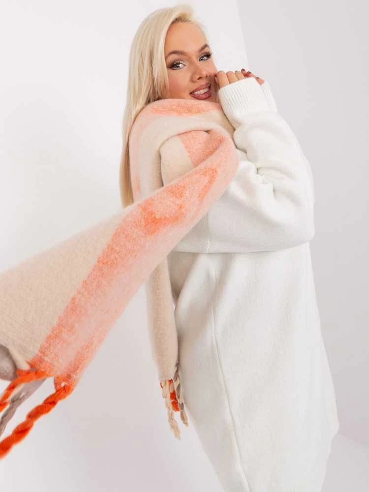 Wool Fashion Italia Šalikas-AT-SZ-2316.01P-šviesiai pilkas