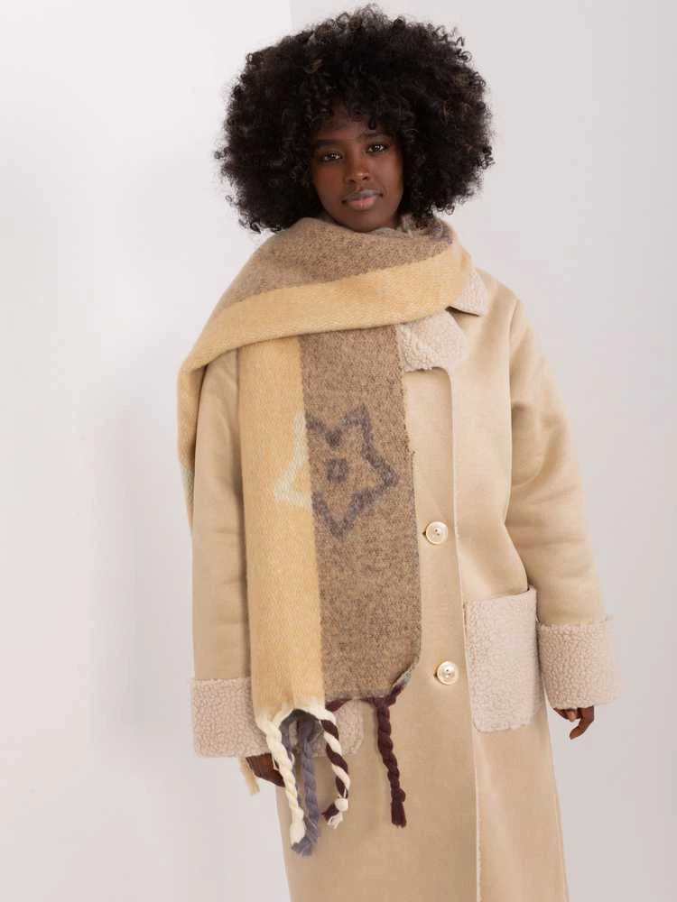 Wool Fashion Italia Šalikas-AT-SZ-2316.10P-mėtinė