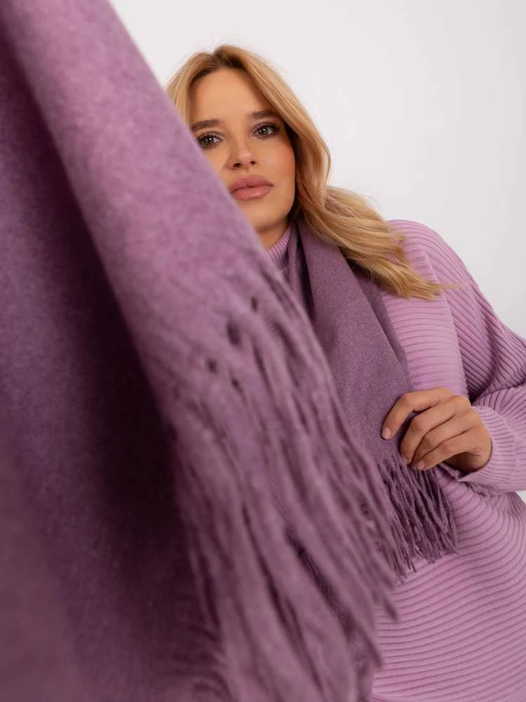 Wool Fashion Italia Šalikas-AT-SZ-23185.93P-violetinė