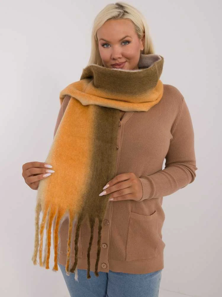 Wool Fashion Italia Šalikas-AT-SZ-2320.50-khaki