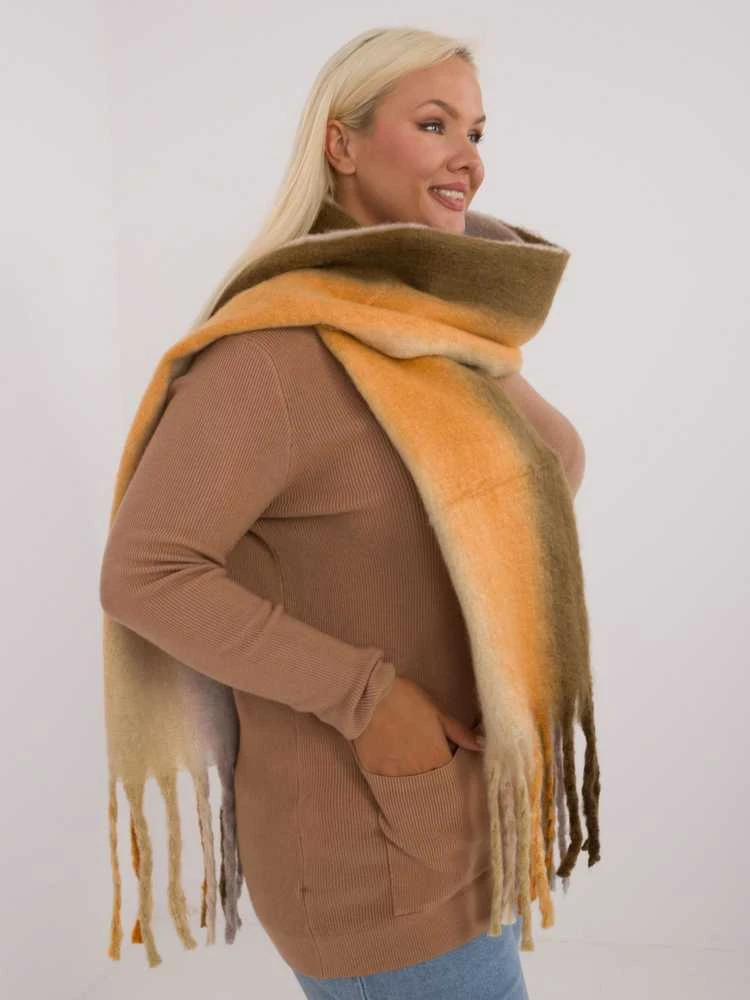 Wool Fashion Italia Šalikas-AT-SZ-2320.50-khaki