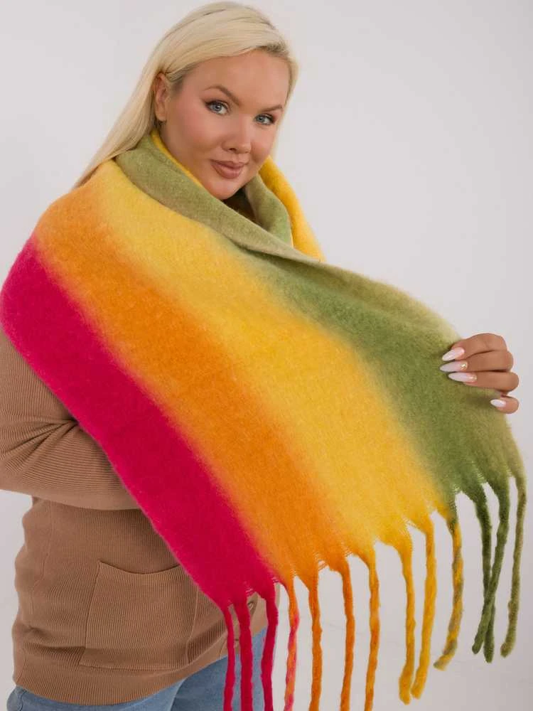 Wool Fashion Italia Šalikas-AT-SZ-2320.50-šviesiai žalias