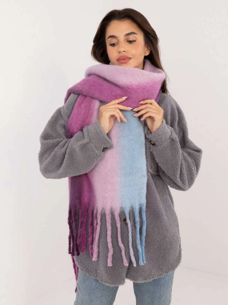 Wool Fashion Italia Šalikas-AT-SZ-2320.50-violetinė
