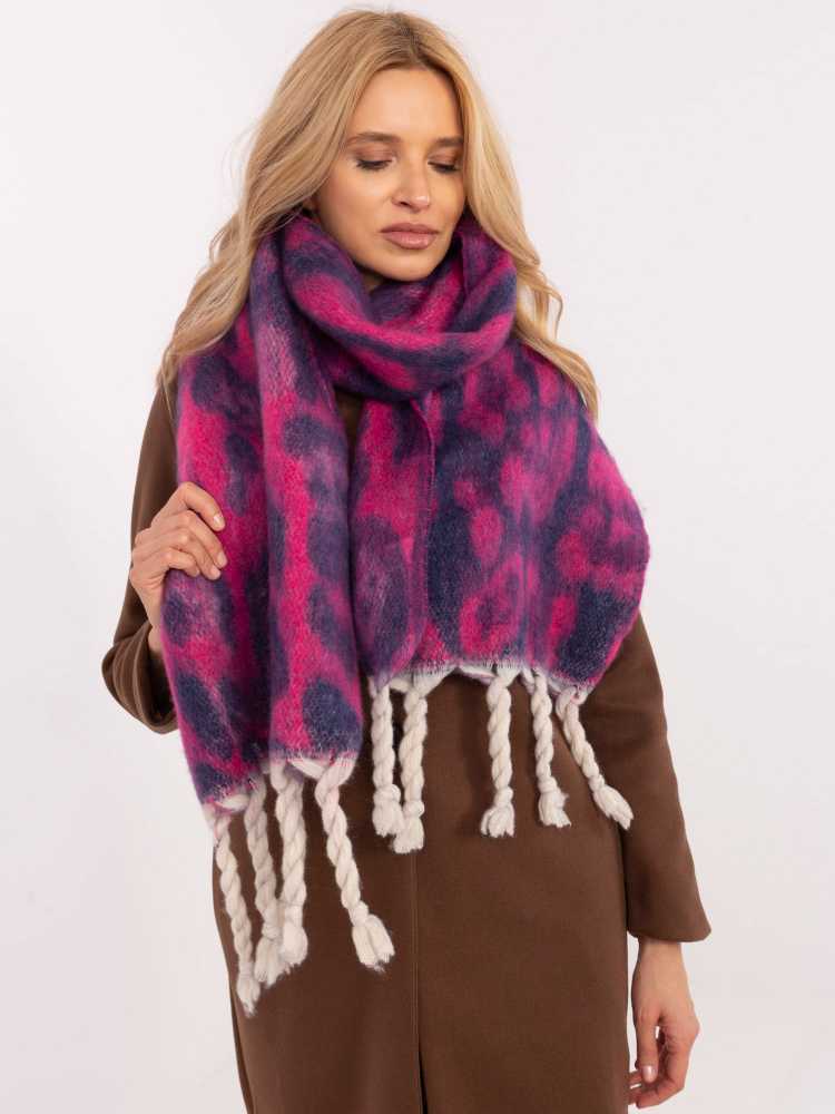 Wool Fashion Italia Šalikas-AT-SZ-416.27P-fuksija