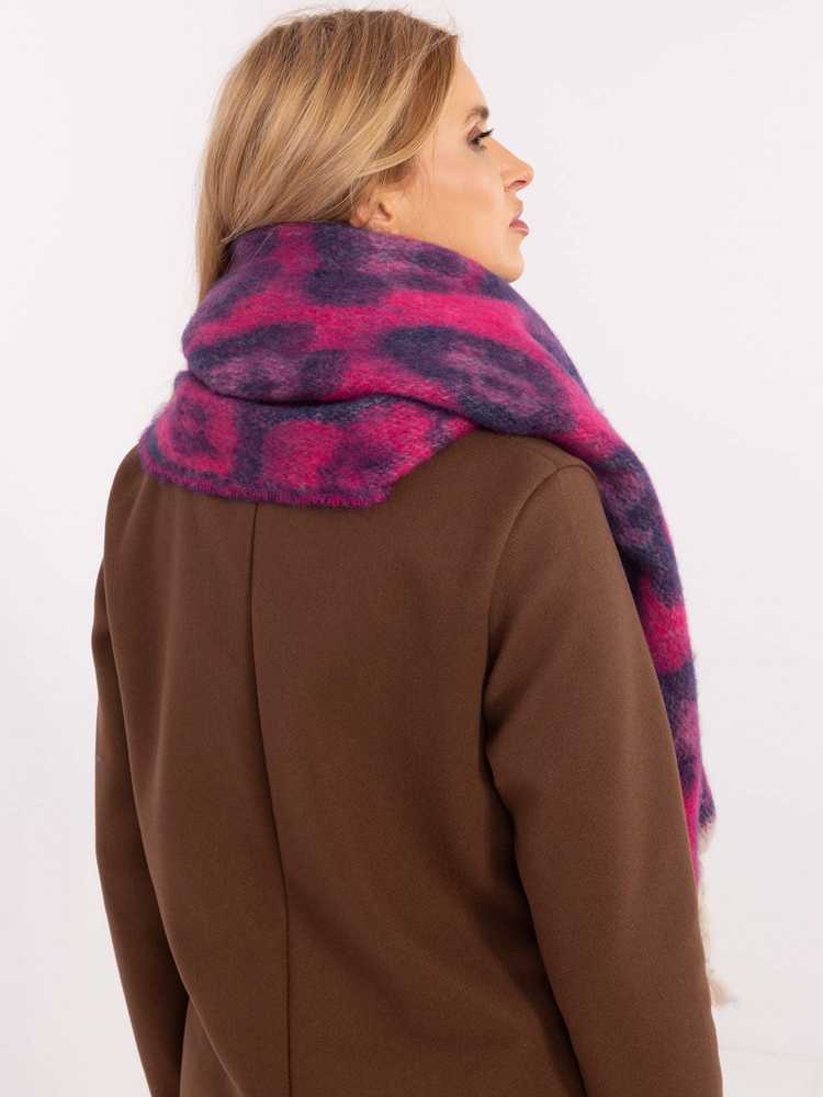 Wool Fashion Italia Šalikas-AT-SZ-416.27P-fuksija