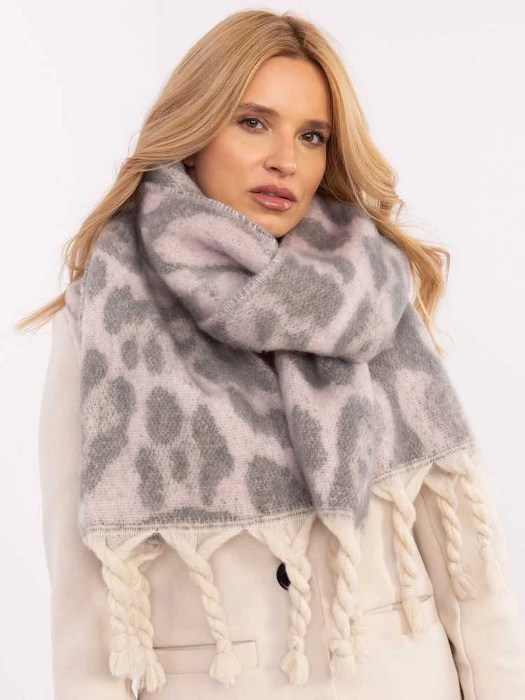 Wool Fashion Italia Šalikas-AT-SZ-416.99-šviesiai rožinis