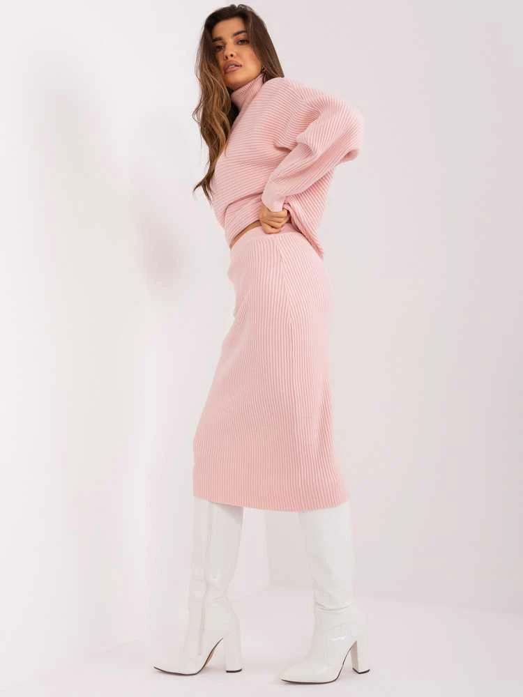 Wool Fashion Italia Spródnica-AT-SD-2331.00P-šviesiai rožinė