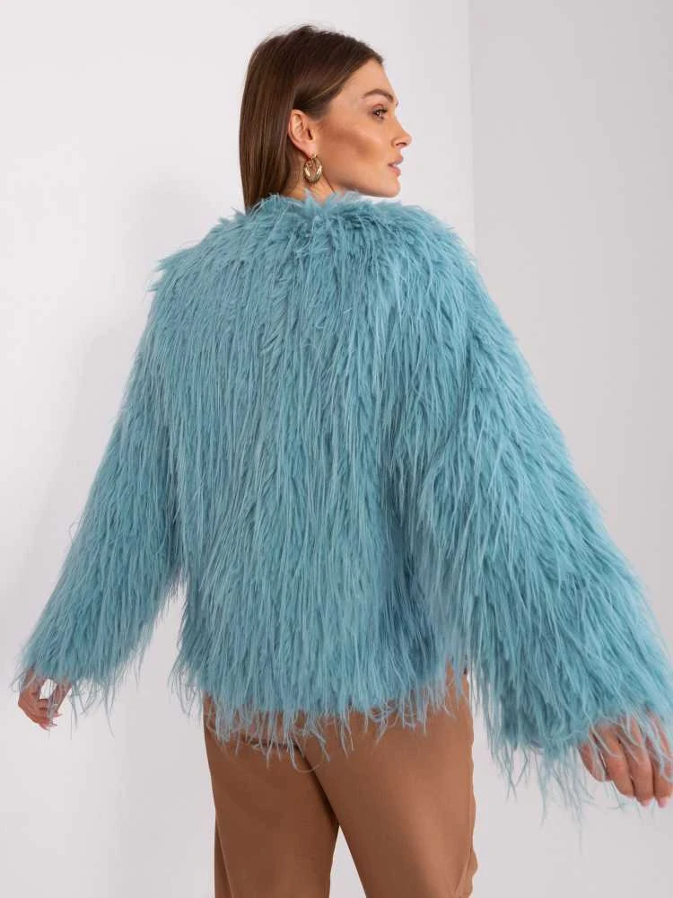 Wool Fashion Italia Striukė moterims-AT-KR-2359.96P-mietowy