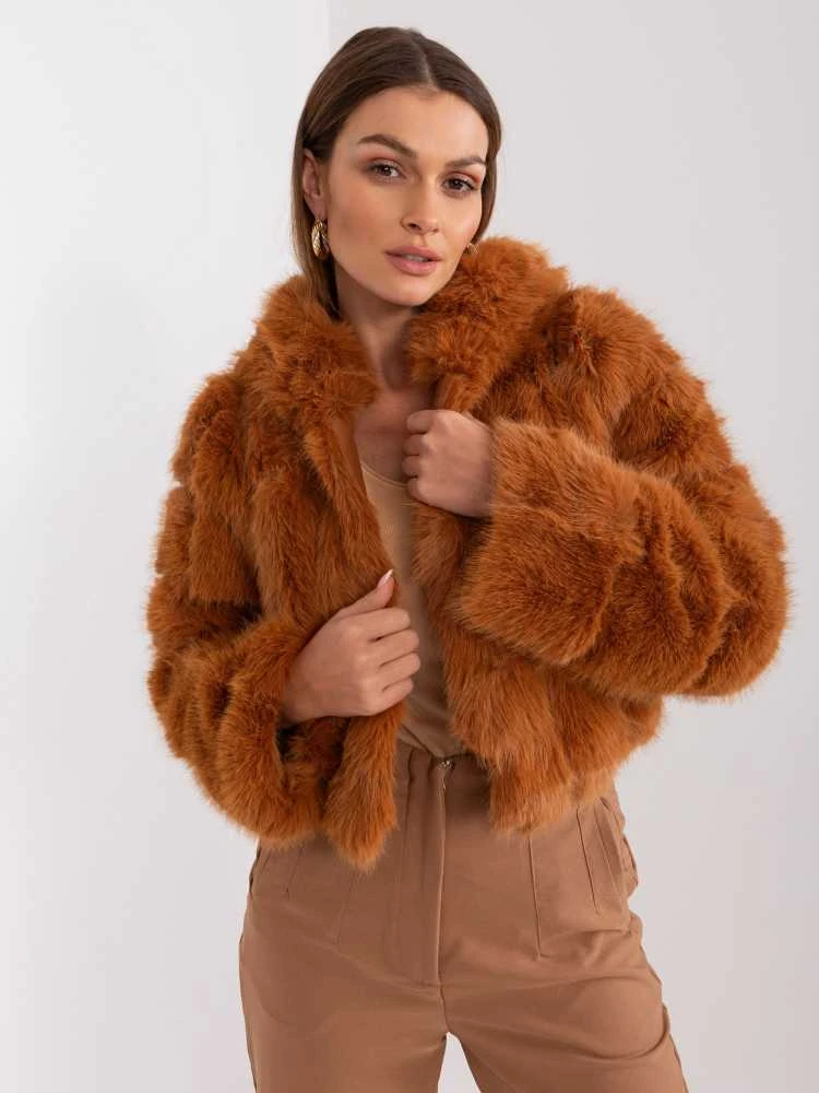 Wool Fashion Italia Striukė moterims-AT-KR-2378.96P-jasny ruda