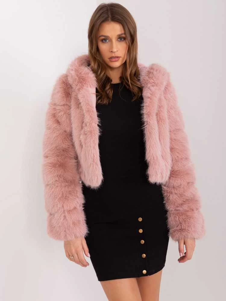 Wool Fashion Italia Striukė moterims-AT-KR-2378.96P-jasny rožinė