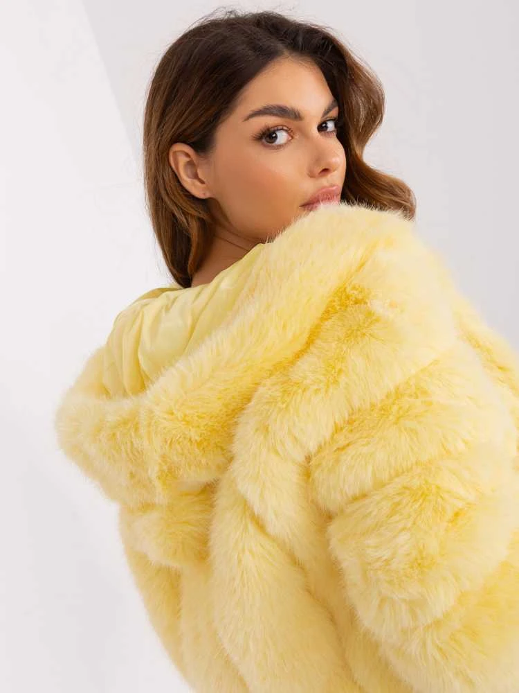 Wool Fashion Italia Striukė moterims-AT-KR-2378.97P-jasny geltona
