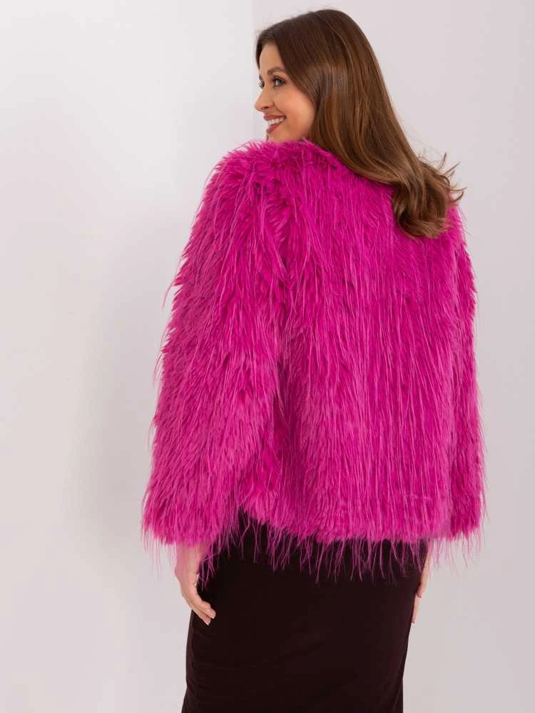 Wool Fashion Italia Striukė moterims-AT-KR-2359.96P-fuksjowy