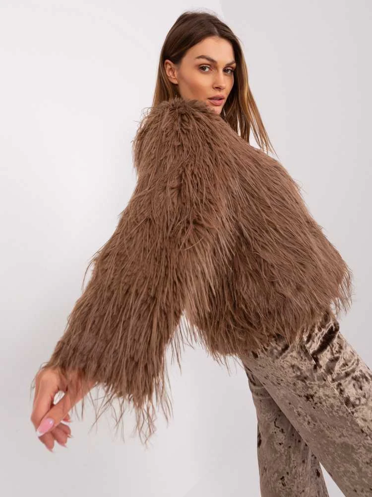 Wool Fashion Italia Striukė moterims-AT-KR-2359.96P-jasny ruda