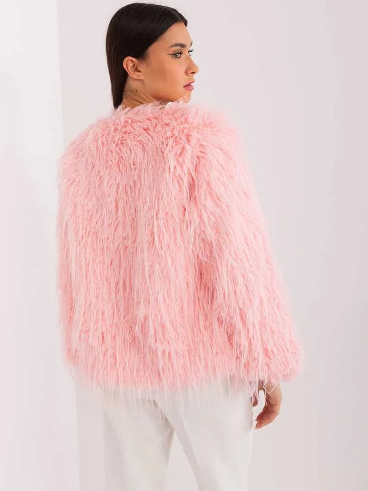Wool Fashion Italia Striukė moterims-AT-KR-2359.96P-jasny rožinė
