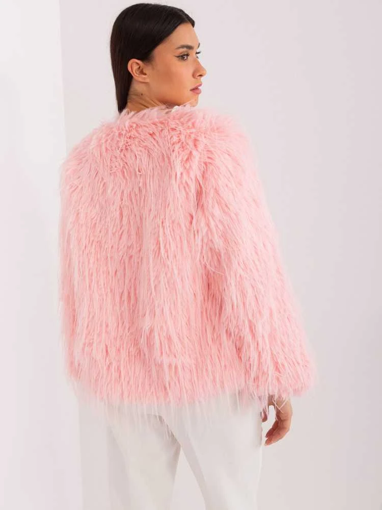 Wool Fashion Italia Striukė moterims-AT-KR-2359.96P-jasny rožinė