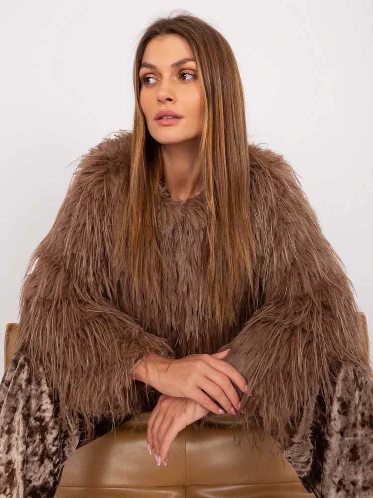 Wool Fashion Italia Striukė moterims-AT-KR-2359.96P-jasny ruda