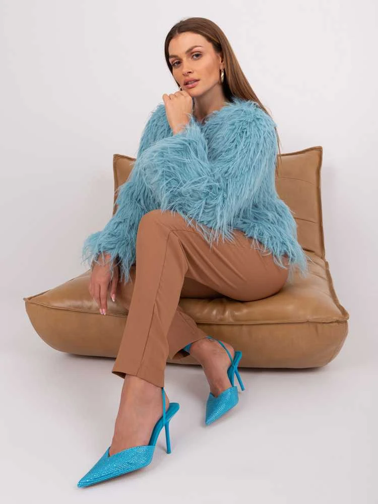 Wool Fashion Italia Striukė moterims-AT-KR-2359.96P-mietowy