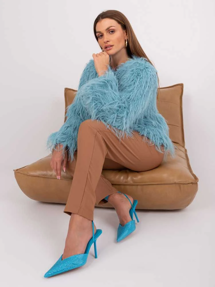 Wool Fashion Italia Striukė moterims-AT-KR-2359.96P-mietowy