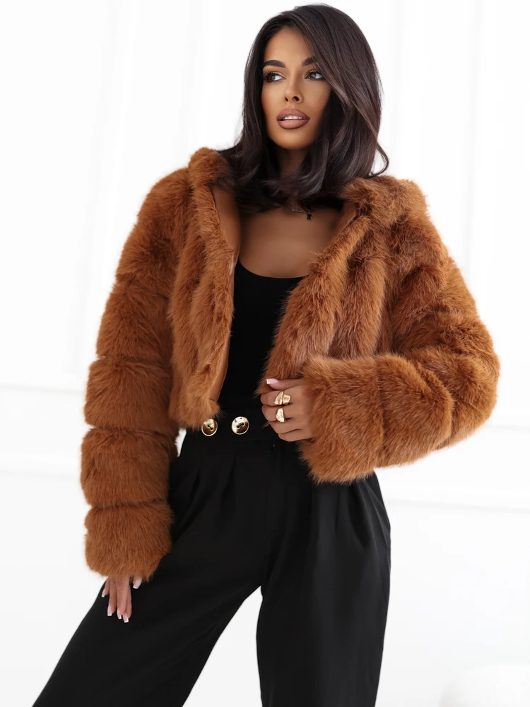 Wool Fashion Italia Striukė moterims-AT-KR-2378.96P-jasny ruda