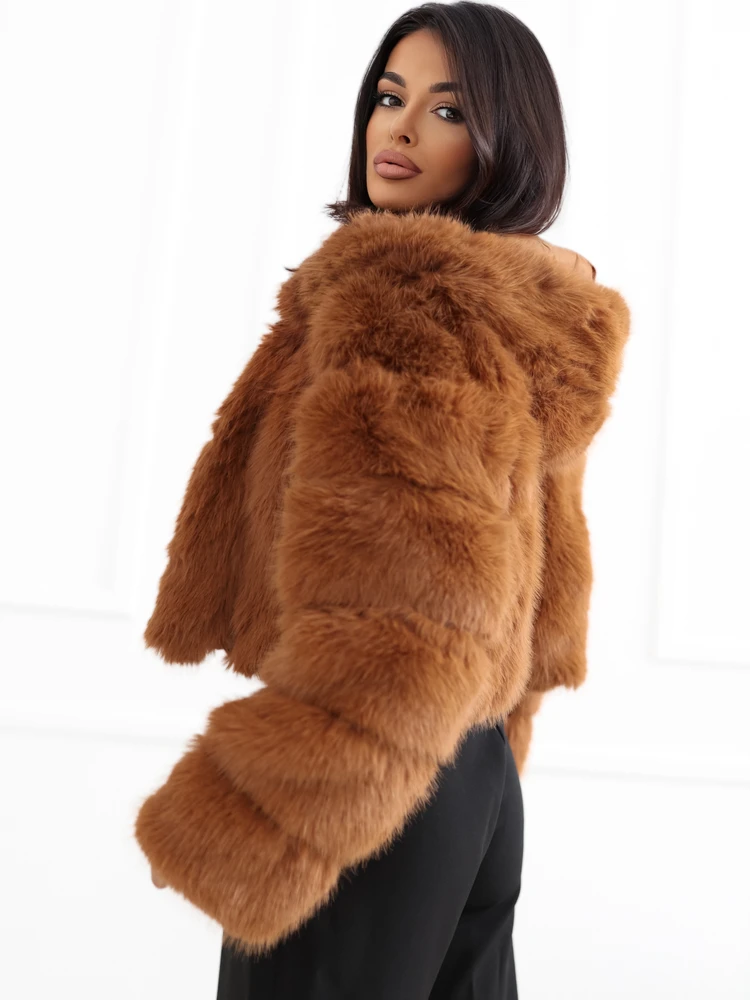 Wool Fashion Italia Striukė moterims-AT-KR-2378.96P-jasny ruda