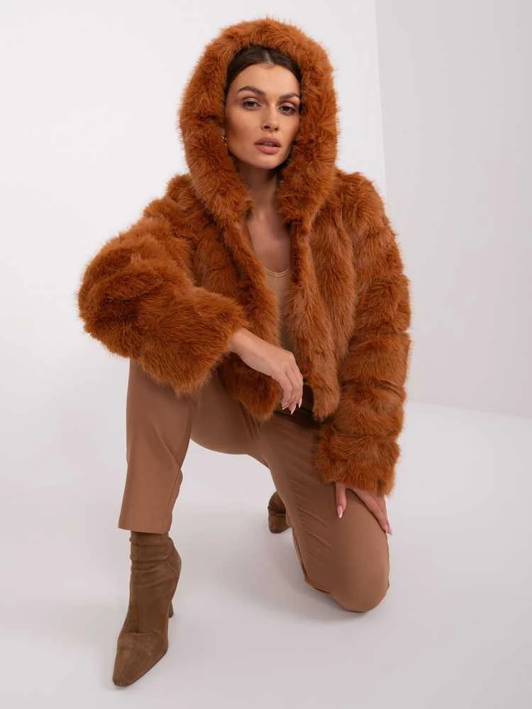 Wool Fashion Italia Striukė moterims-AT-KR-2378.96P-jasny ruda
