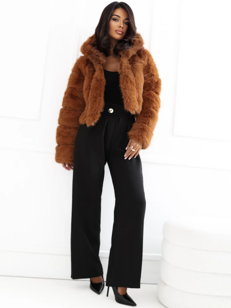 Wool Fashion Italia Striukė moterims-AT-KR-2378.96P-jasny ruda