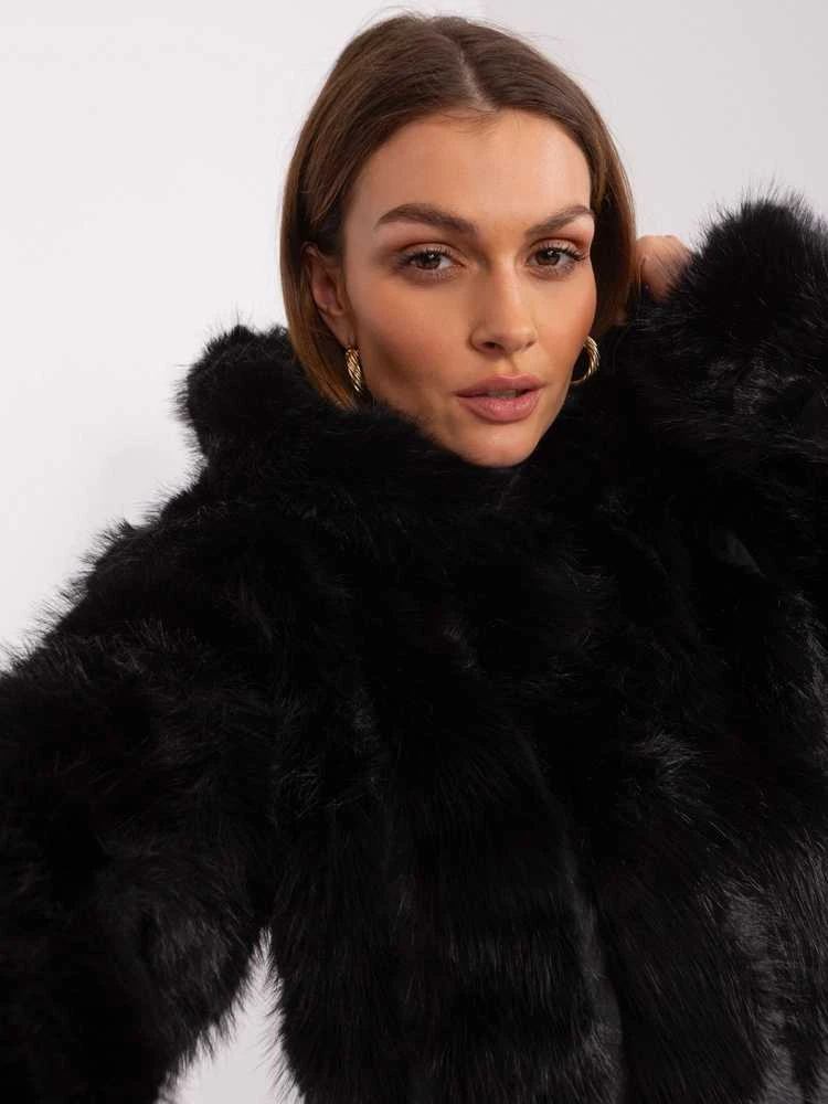 Wool Fashion Italia Striukė moterims-AT-KR-2378.97P- juoda