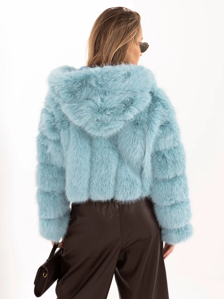 Wool Fashion Italia Striukė moterims-AT-KR-2378.97P-mietowy
