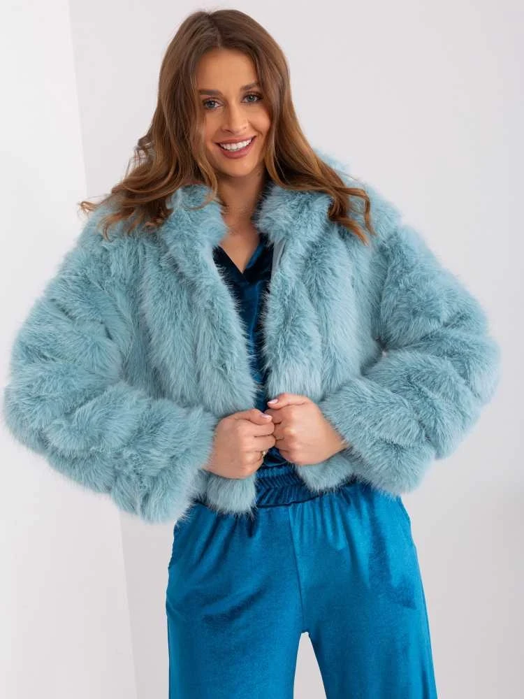 Wool Fashion Italia Striukė moterims-AT-KR-2378.97P-mietowy