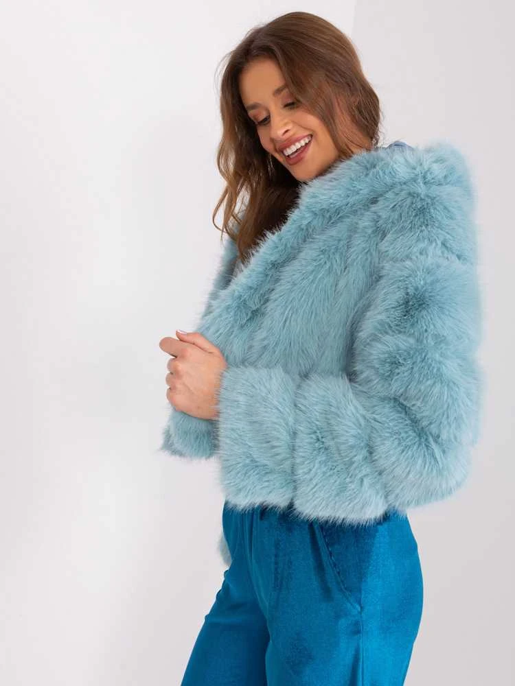 Wool Fashion Italia Striukė moterims-AT-KR-2378.97P-mietowy