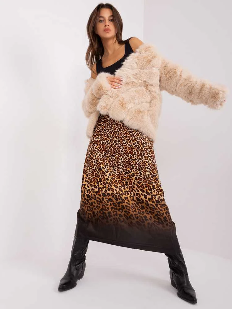 Wool Fashion Italia Striukė moterims-AT-KR-2386.00P-smėlio spalva