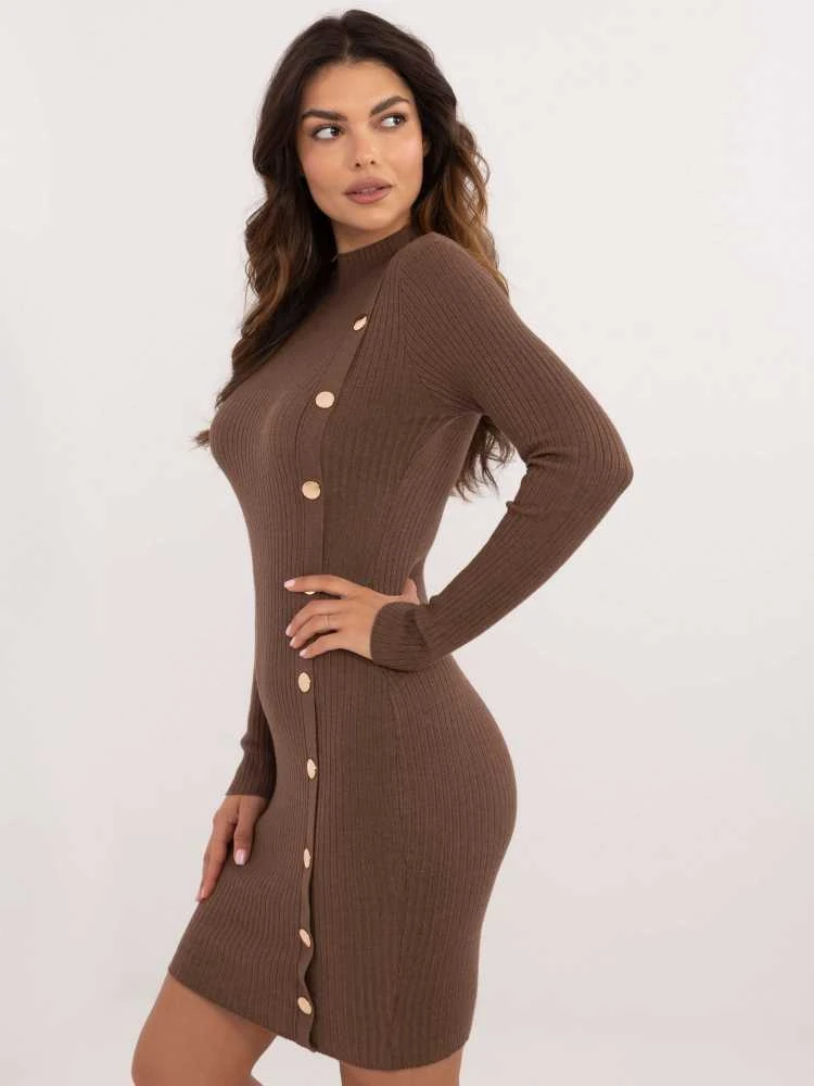 Wool Fashion Italia Suknelė-AT-SK-2345-2,32-ruda
