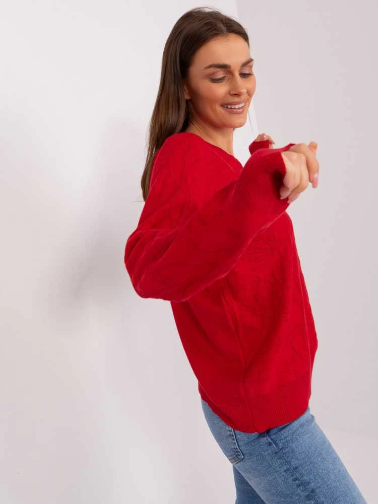 Wool Fashion Italia Megztinis-AT-SW-2231.99P-raudonas
