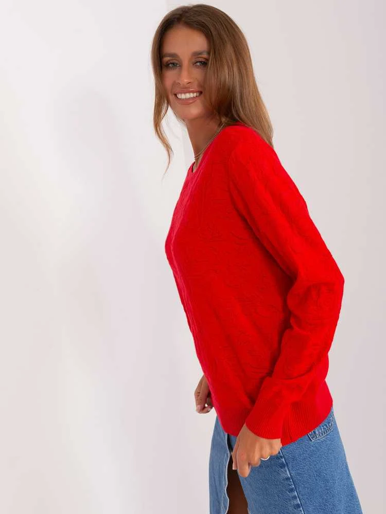 Wool Fashion Italia Megztinis-AT-SW-2231A.00P-raudonas